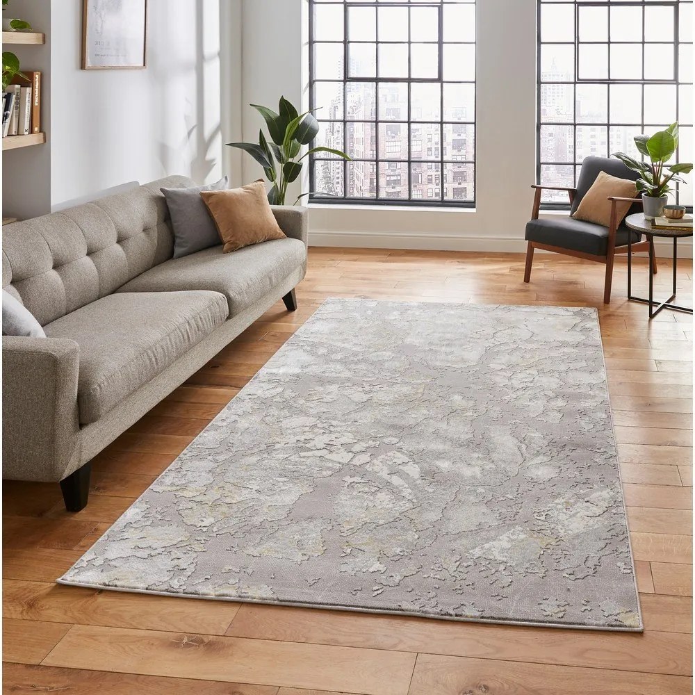 Сив/златист килим 220x160 cm Apollo - Think Rugs