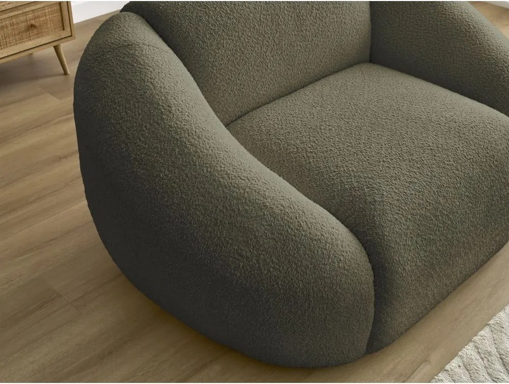 Зелено кресло от букле Tina – Bobochic Paris