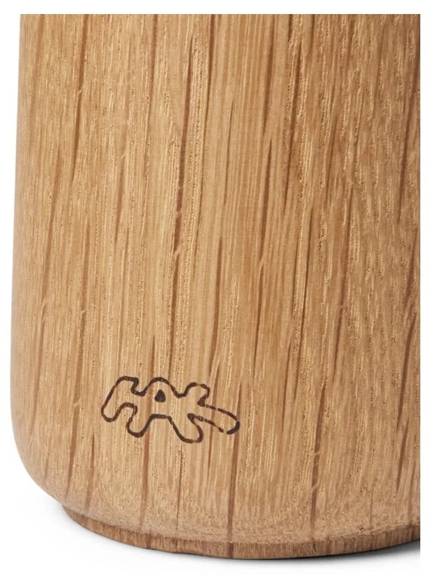 Мелничка за подправки, изработена от дъбово дърво със сиво-сини детайли от порцелан Hammershoi, височина 17,5 cm Hammershøi - Kähler Design