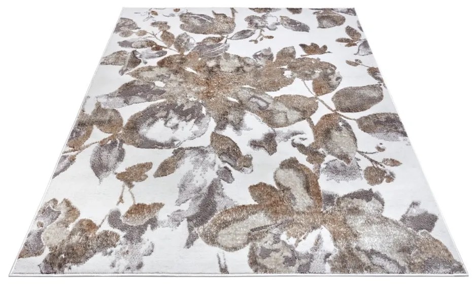 Сиво-кафяв килим 57x90 cm Shine Floral - Hanse Home