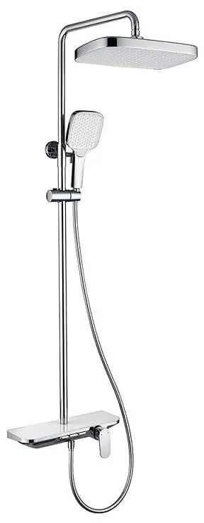Душ система със смесител, пита, слушалка и шлаух АТИЛЛА ICT 6297, Inter Ceramic