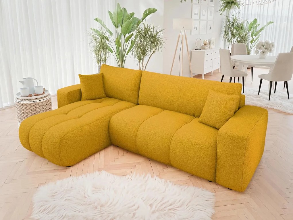 Ъглов диван Furyn-Moustardi