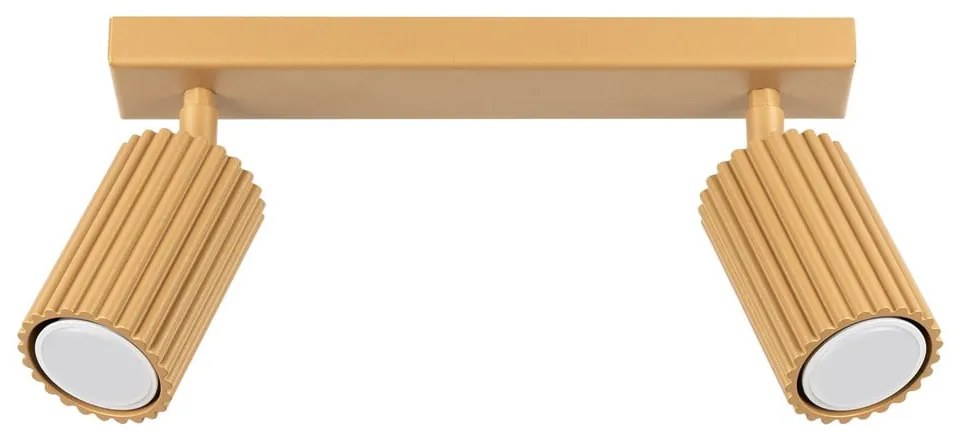 Прожектор в златист цвят 6,5x30 cm Gleam – Sollux