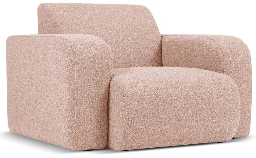 Розов фотьойл от плат букле Molino - Micadoni Home