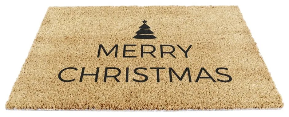 Изтривалка с коледен мотив от кокосови влакна 40x60 cm Merry Christmas – Artsy Doormats