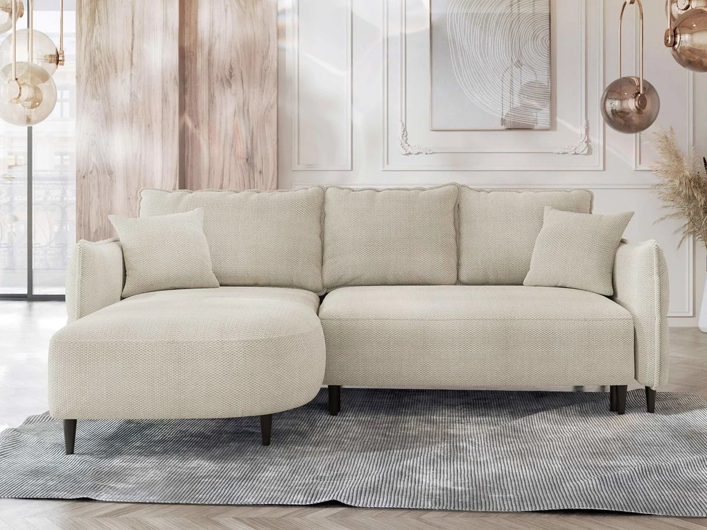 Ъглов диван Sycylia-Ekrou-Left