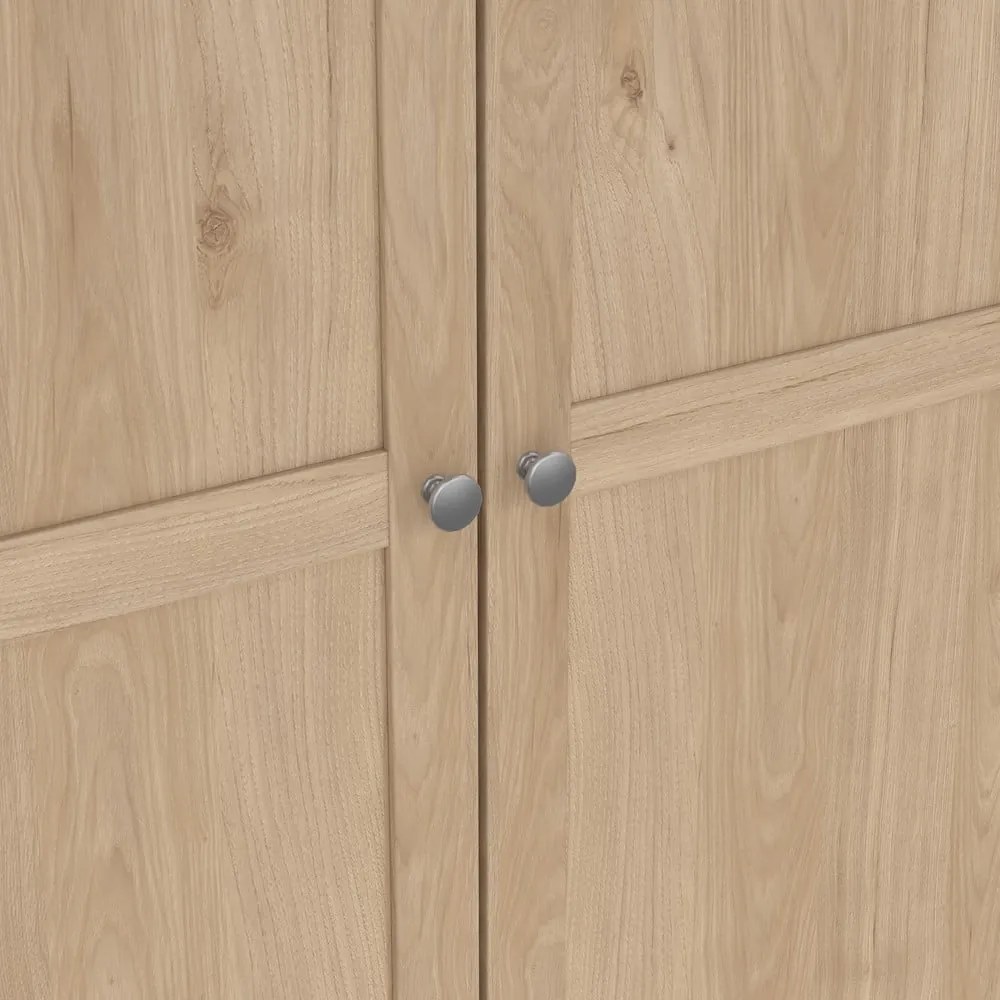 Гардероб с дъбов декор в естествен цвят 195,5x200 см Billund - Tvilum