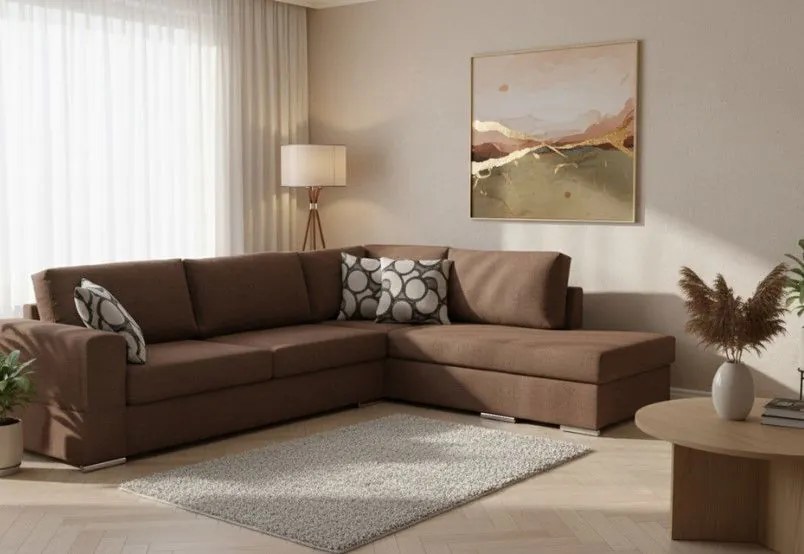 Ъгъл диван Must-Left-275φ 210β cm.-Tampa