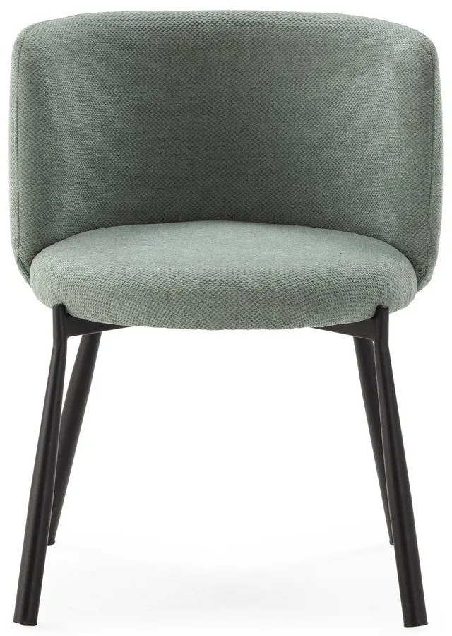 Тапицирани трапезни столове в комплект 2 бр. в цвят мента Ginny – MOME