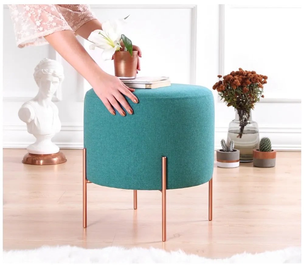 Синя табуретка Copper – Artie