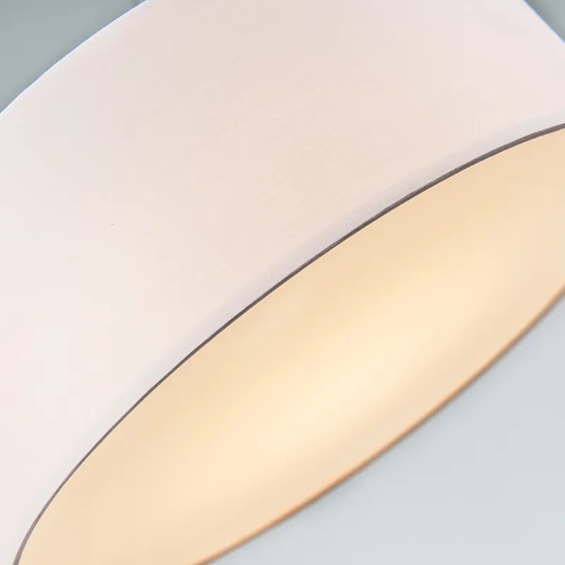 Таванна лампа розова 30 см с LED - Drum LED