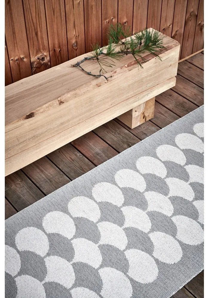 Кремава пътека за открито и закрито 70x250 cm Poppy Linen – Pappelina