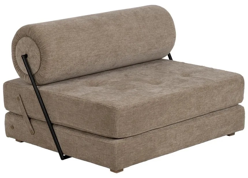 Бежово разтегаемо шенилово кресло – Ixia