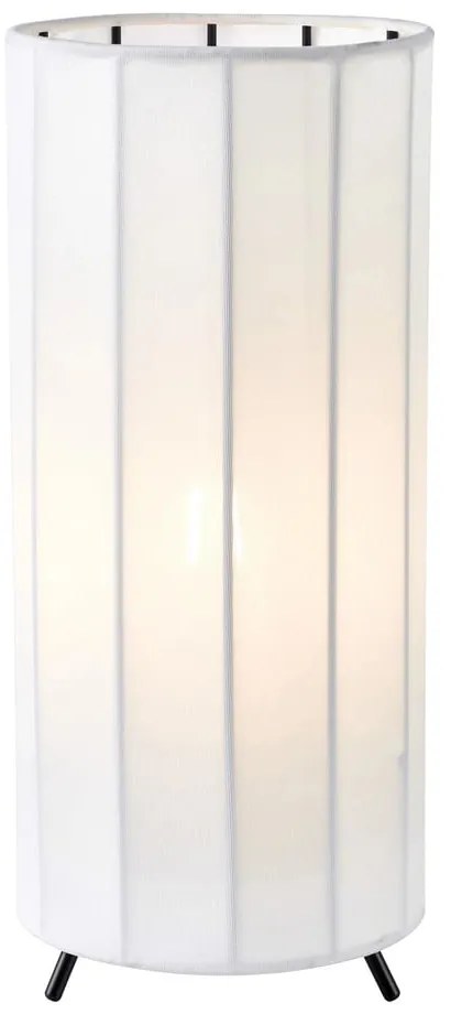 Черно-бял настолна лампа с текстилен абажур (височина 31,5 cm) Hikari – Markslöjd