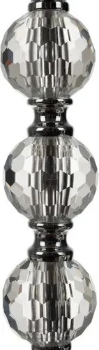 Комплект от 3 свещника, фенери на стъбло, сребърни Ruhhy