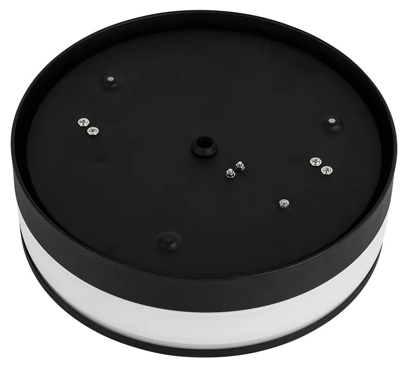 Модерна външна таванна лампа черна 28 см IP44 - Flavi