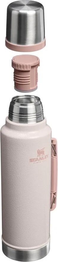 Светлорозов термос от неръждаема стомана 1,4 l Legendary Classic Bottle Hammertone Rose Quartz – Stanley