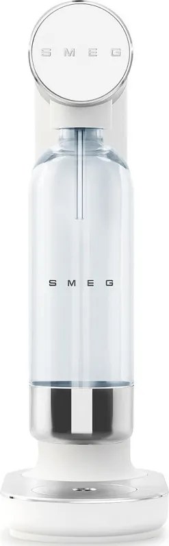 Машина за сода SMEG Collezione SKC01WHM, 800 мл, CO2, Предпазен клапан, Тавичка за отцеждане, Ръчна, Бял мат