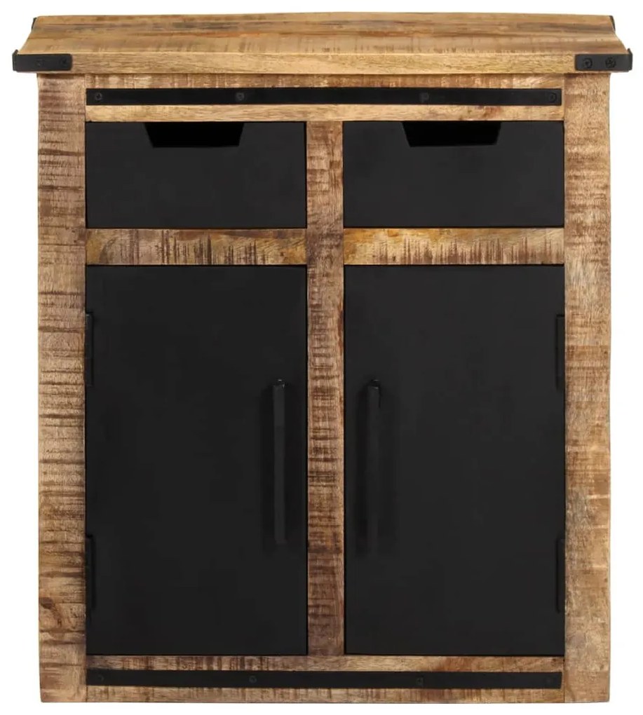 374060 vidaXL Бюфет с 2 чекмеджета 55x35x60 см масивно мангово дърво