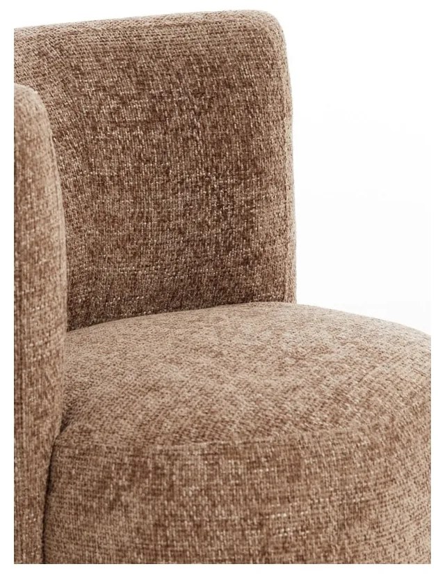 Тъмнокафяво кресло Kamova – Light &amp; Living