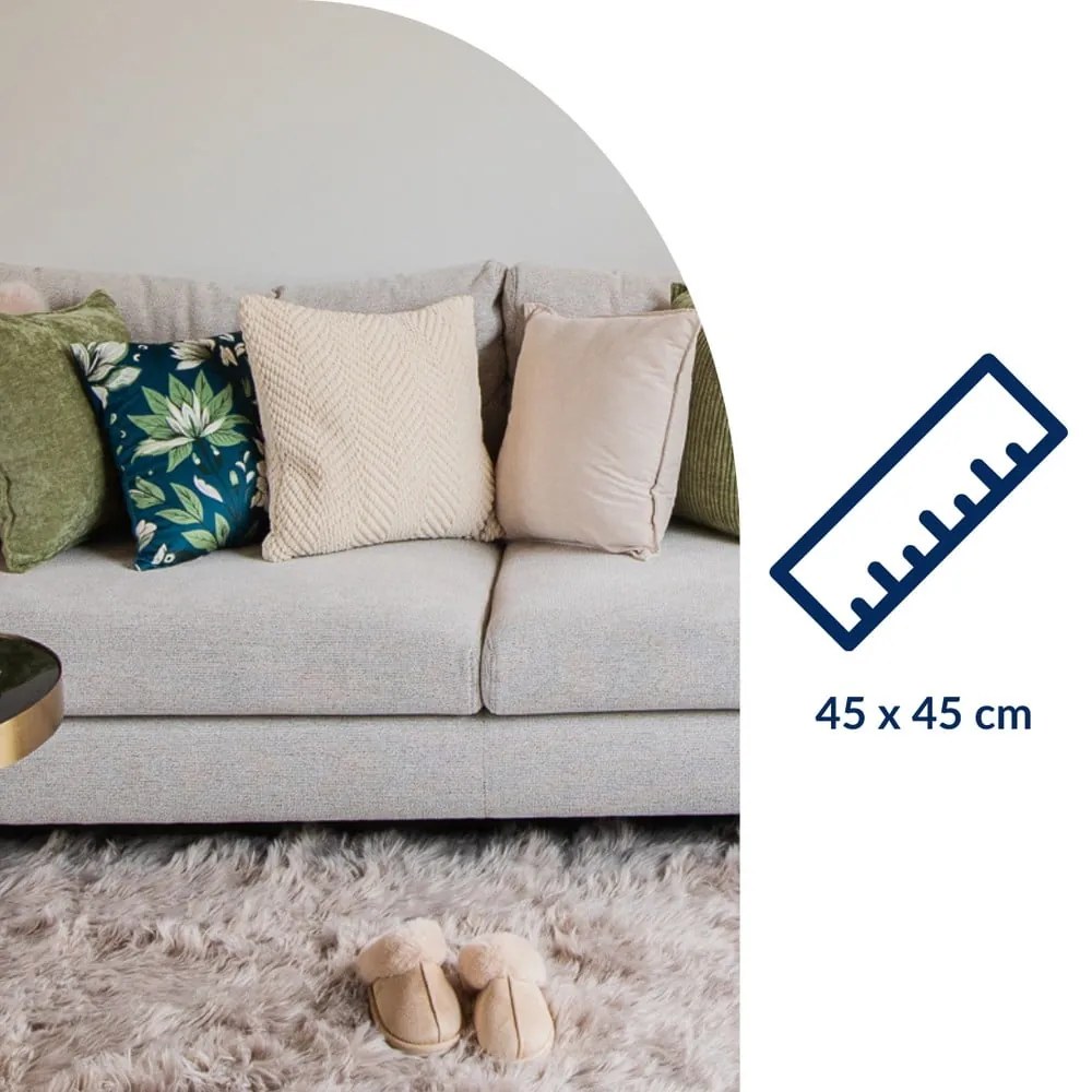 Декоративна възглавница от шенил 45x45 cm Renee – Tiseco Home Studio