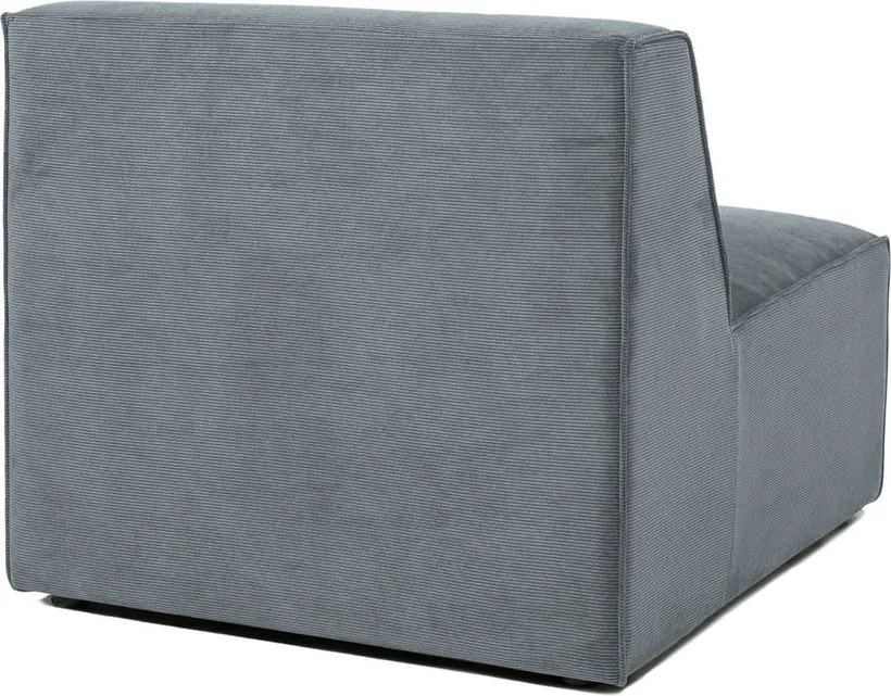 Сив модулен диван от рипсено кадифе (среден модул) Sting – Scandic