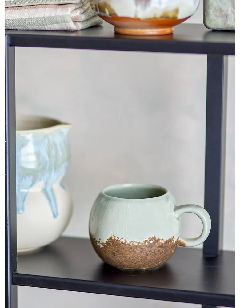 Кафява/кремава глинена чаша 410 ml Paula – Bloomingville