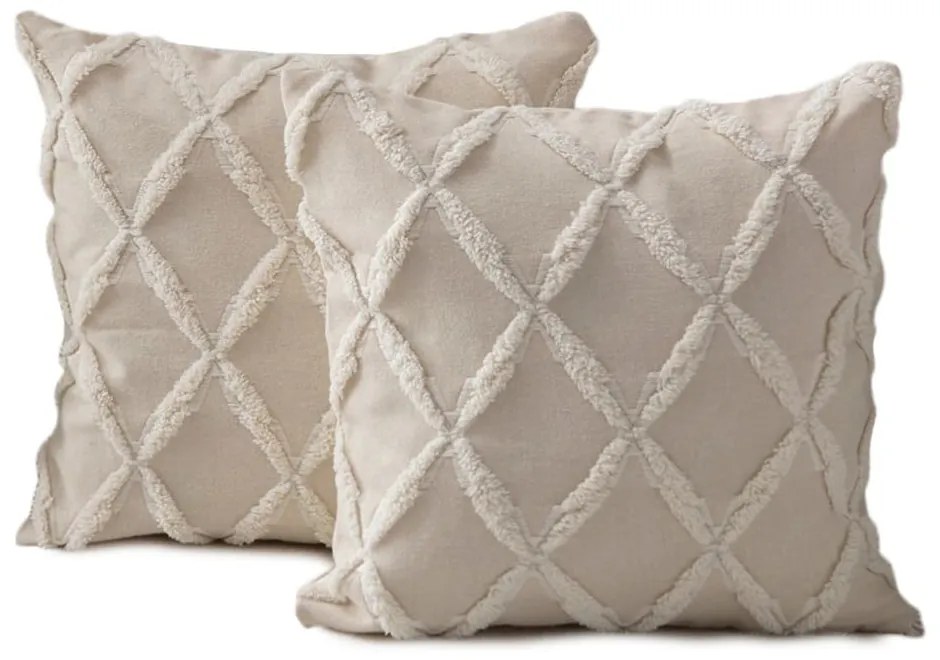 Калъфки за възглавници в комплект от 2 бр. 43x43 cm Tuffet – Mioli Decor