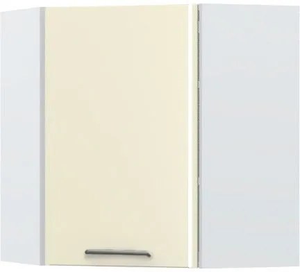 Висящ ъглов шкаф Modena V7-UG-1K-White - Beige