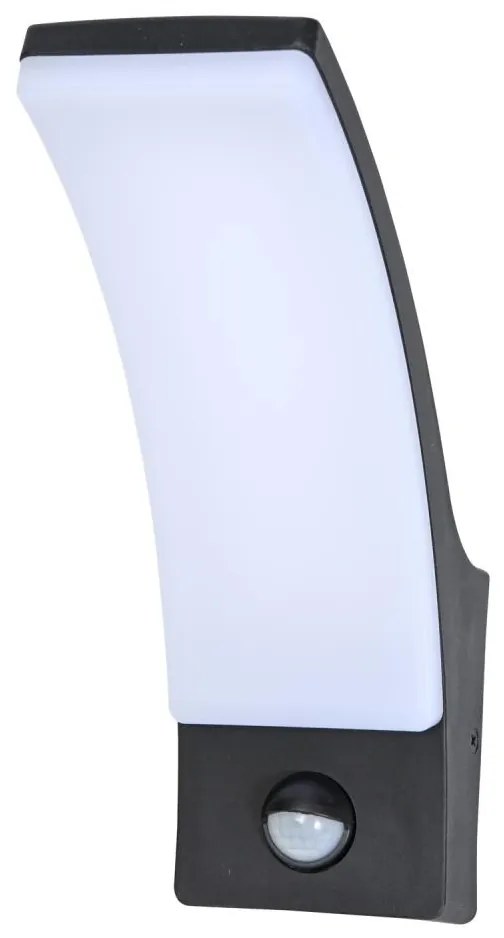 Brilagi - LED външно стенен осветител с сензор ARCELO LED/9W/230V IP44