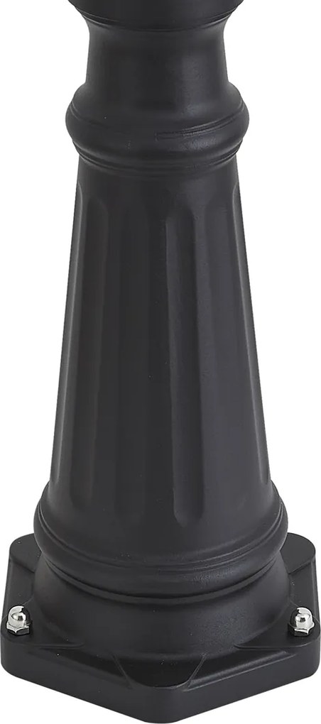 Класически външен фенер черен 220 см IP44 - Big