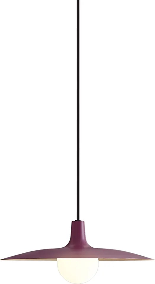 Ретро висяща лампа лилава за релсова система 1-фазна - Slimline Panzi