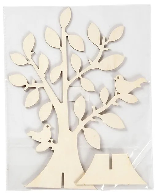Creativ Company Фигура за декорация, дървена, 24 х 18.4 х 0.4 cm