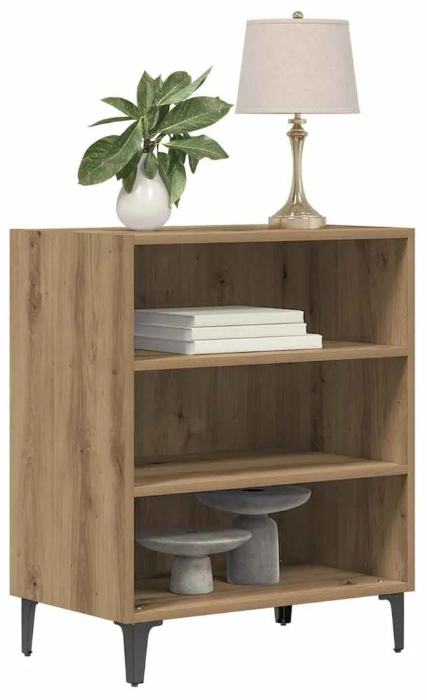 856475 vidaXL Сайдборд, дъб артизан, 57x35x70 см, инженерно дърво