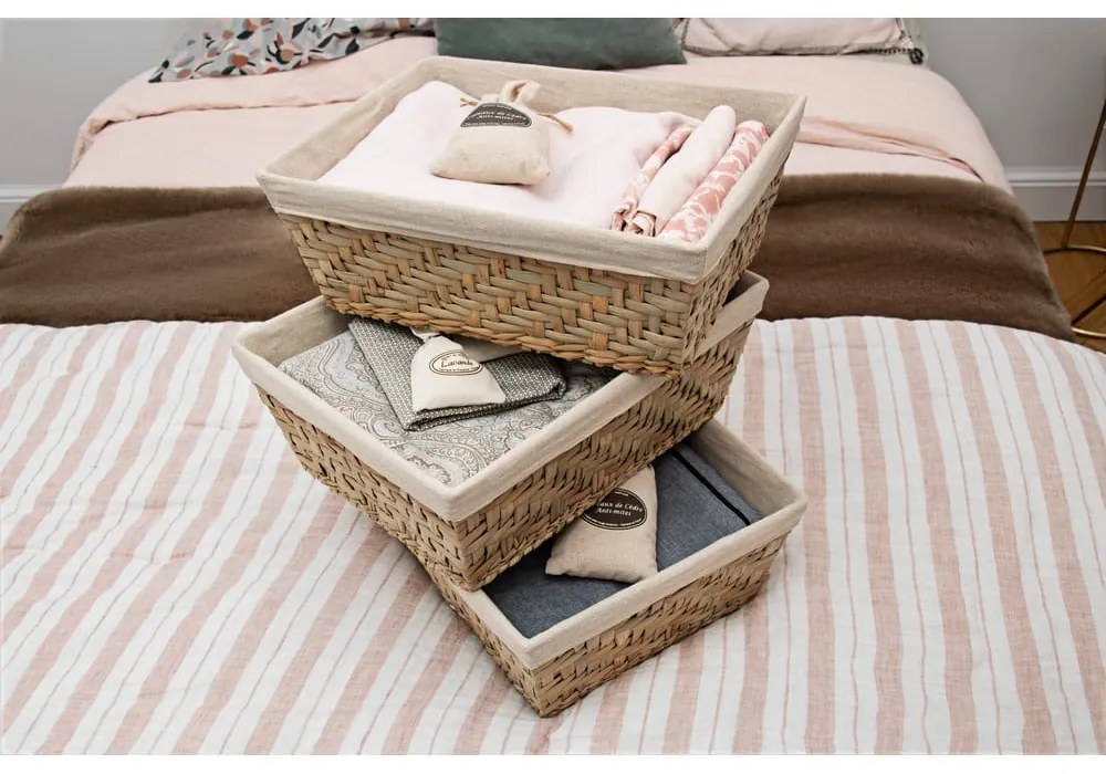 Кошница за съхранение от тръстика, 38,5 x 28,5 cm - Compactor