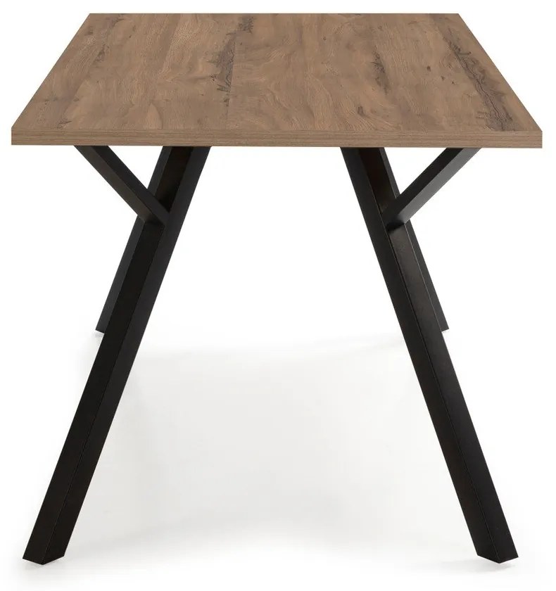 Маса за хранене с плот от орехово дърво 90x160 cm Paola - Marckeric