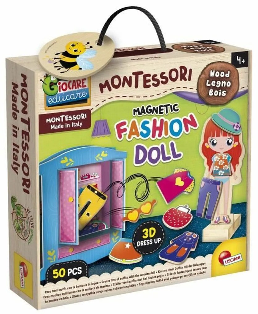 Образователна Игра Lisciani Giochi Magnetic Fashion Doll (FR)