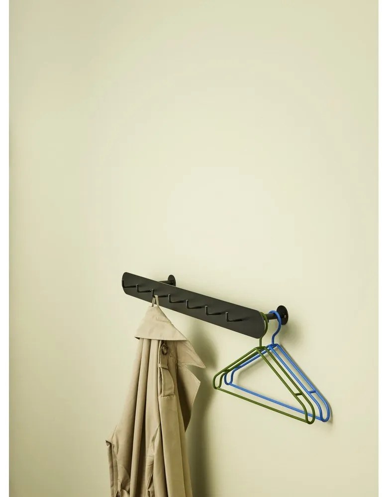 Черна метална стенна закачалка Hack – Hübsch