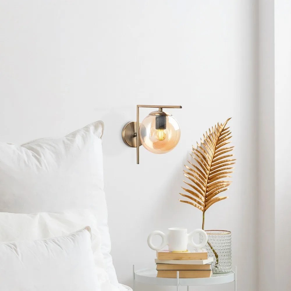 Стенна лампа в златисто ø 15 cm Antique – Opviq lights