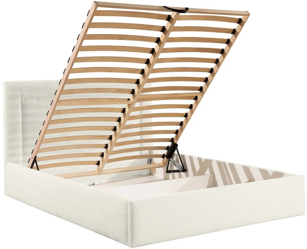 Облегнато легло Dream-Сиво-180 x 200