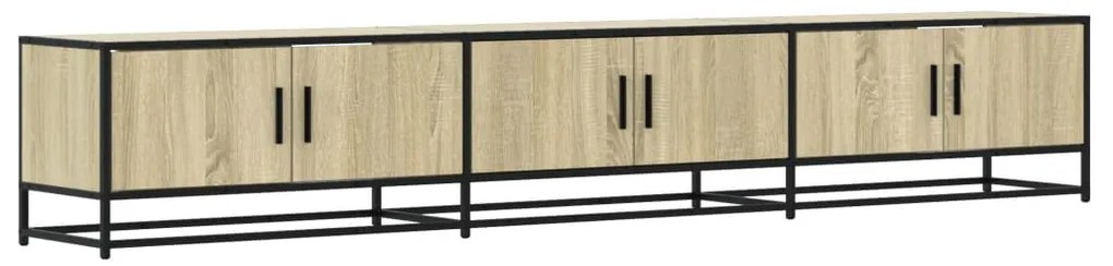 3300796 vidaXL ТB шкаф, сонома дъб, 240x35x41 см, инженерно дърво