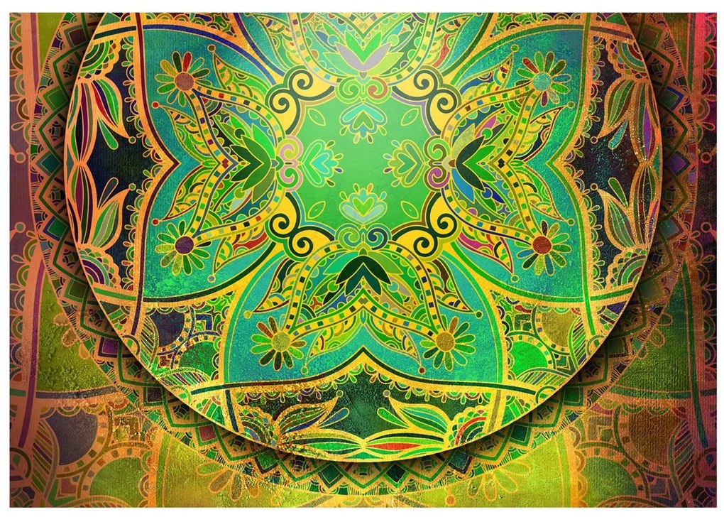 тапети - Mandala: Emerald Fantasy 100x70