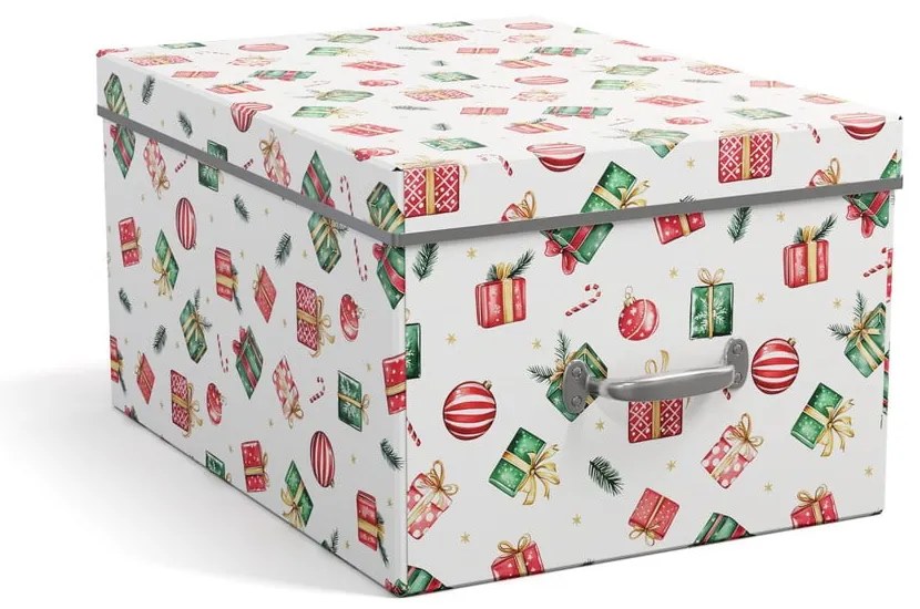 Картонена кутия за съхранение с капак/декоративна 37x50x15 cm Engla Christmas Storage – Bigso