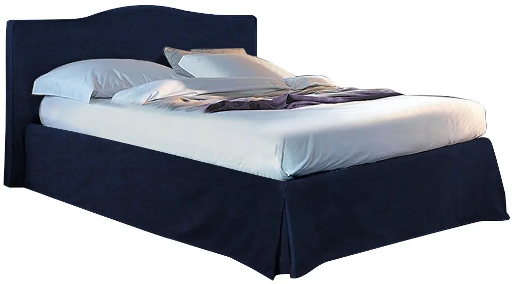 легло Ikelos Foster-Gray-90 x 200-With Кутия за съхранение