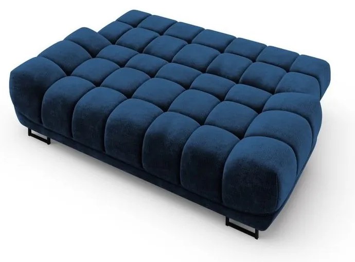 Кралско син триместен разтегателен диван с кадифена тапицерия Cirrus - Windsor & Co Sofas