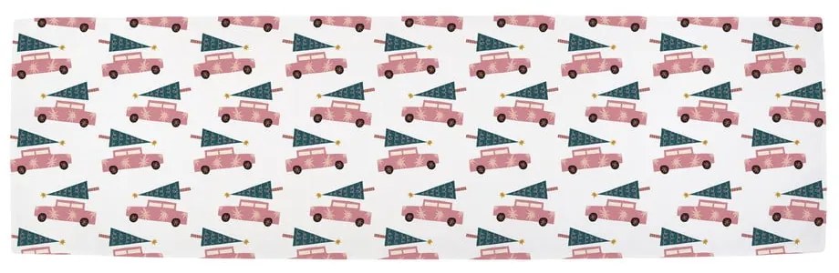 Памучна покривка за маса с коледен мотив 40x140 cm - Butter Kings