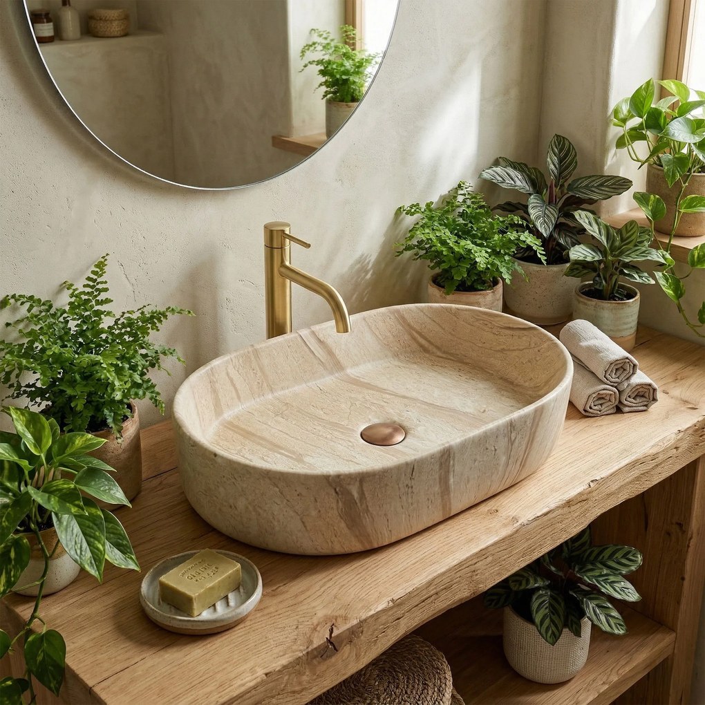 УМИВАЛНИК ЗА ПЛОТ Rea Nadia 60 Sahara