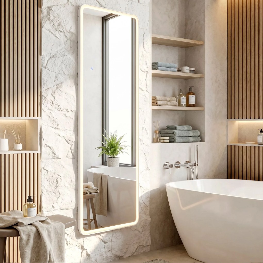 Огледало LED Classico 50x160cm White