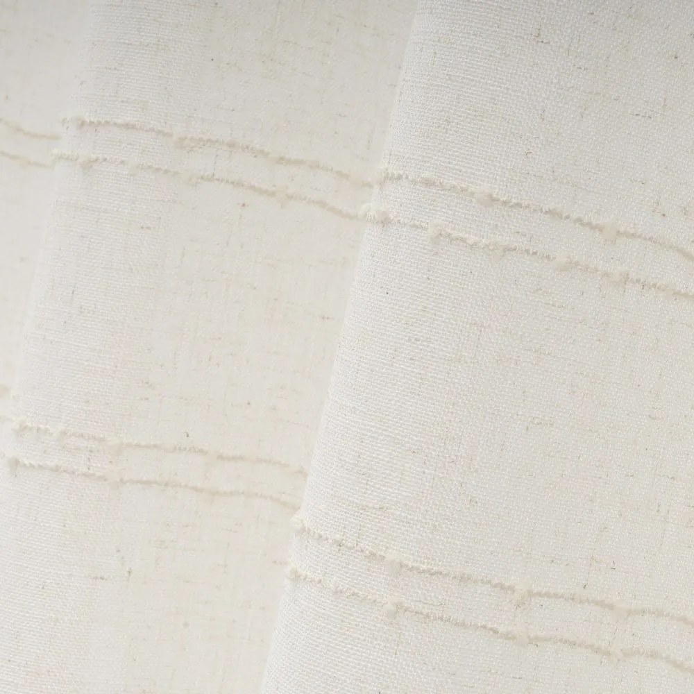 Бежово перде със смес от лен 140x260 cm Nodes – Casa Selección