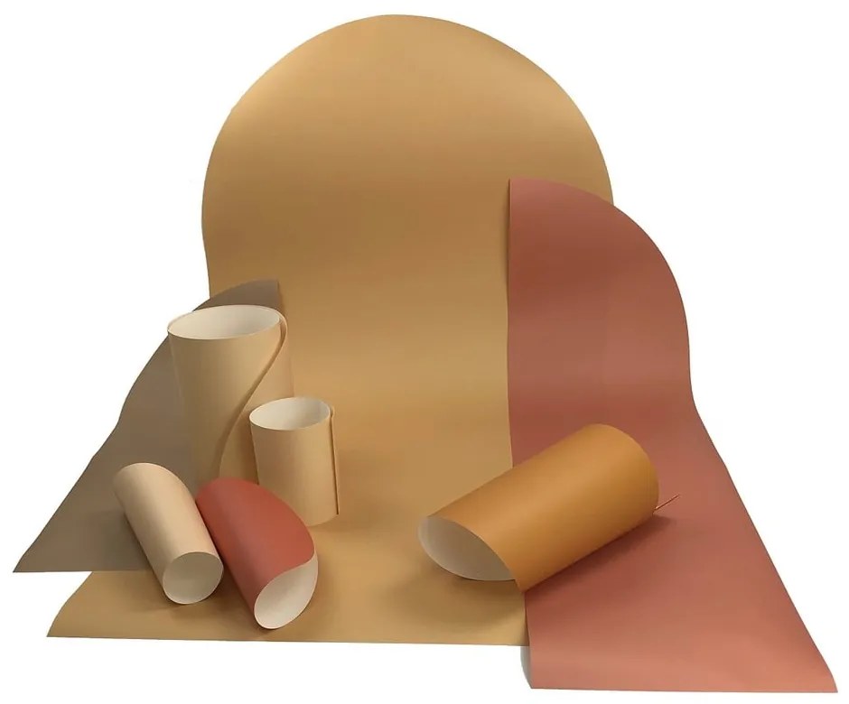 Стикер на стената 120x250 cm Abstract Sunset – Ambiance